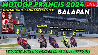 BRUTAL, MOTOGP PRANCIS, BAGNAIA DIKEROYOK 3 PEMBALAP, BERITA MOTOGP HARI INI