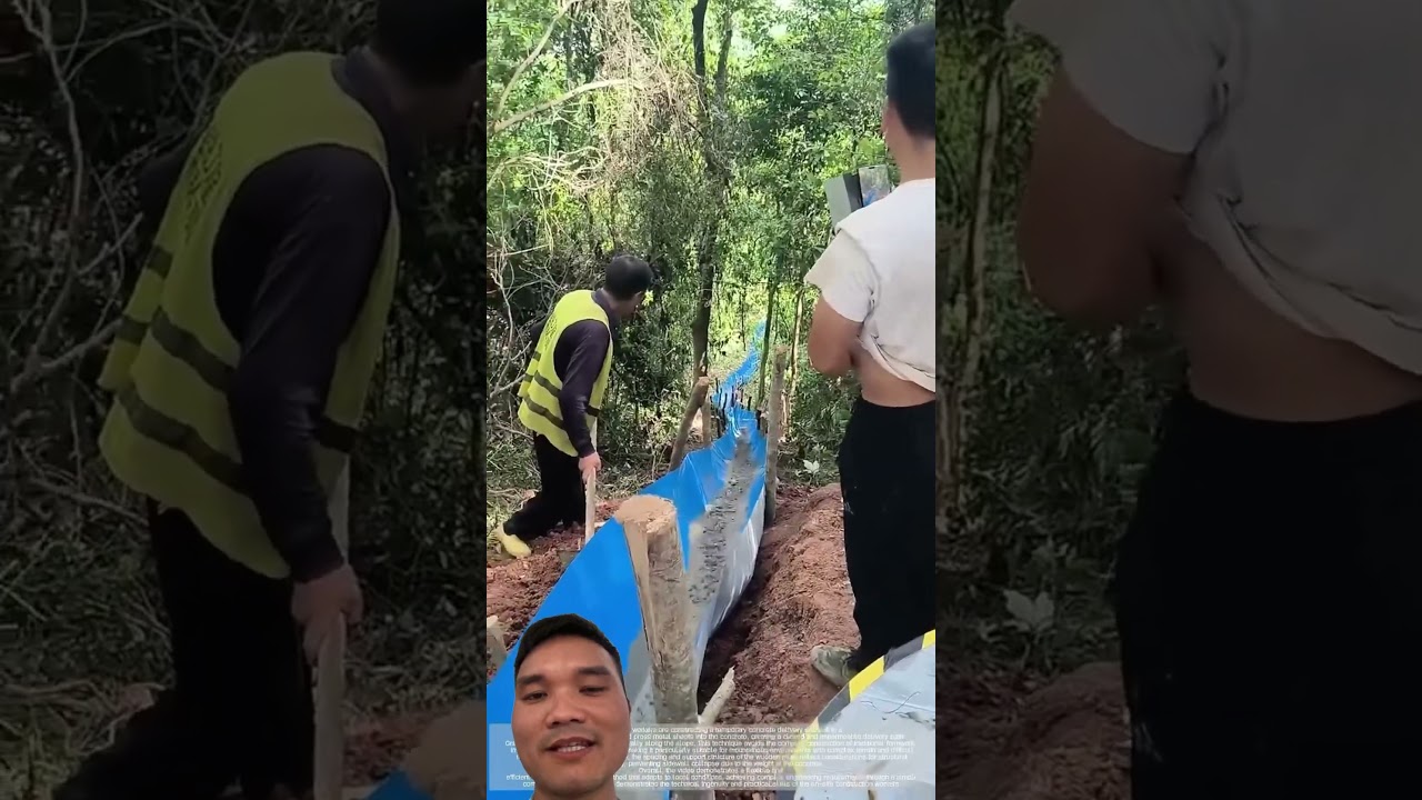 Vận Chuyển Bê Tông Trên Địa Hình Dốc #nature