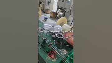 High Speed Cantilever Single Twisting Machine#machine