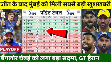 मुंबई के जीत के बाद IPL 2023 के Points Table में मचा बवाल, RCB LSG CSK को लगा तगड़ा झटका, GT हैरान