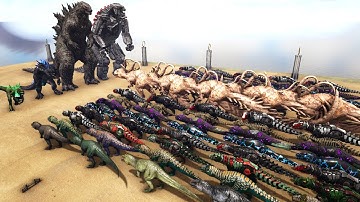 TEAM GIGA vs TEAM GODZILLA | Ark Battle