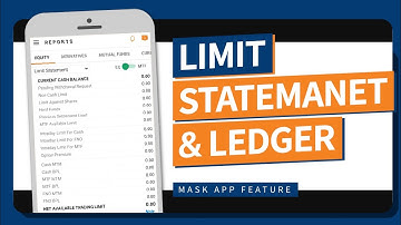How to view the limit statement and ledger on the Mirae Asset Sharekhan App |  App Features