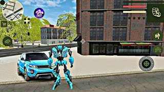 Super Car Robot Transforme Futuristic Supercar - Android Gameplay | لعبة سوبر سيارة روبوت screenshot 2