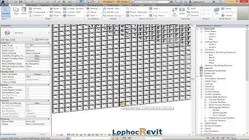 Tự Học Revit | 9.3 HD làm biến thể tường Curtain P1 - Lớp Học Revit