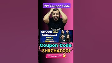 PW Coupon Code🔥PW CSIR Net Coupon Code⛳️🌟PW CSIR NET Batch Coupon Code🤟PW Discount Coupon Code #pw