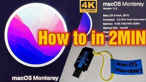 How to MAKE Mac OS Monterey Boot USB in 2 MINUTES 2022