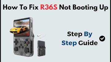 How to Fix R36S Not Booting Up | Black Screen, Power, and SD Card Recovery Guide