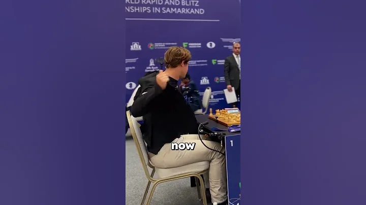 Magnus Carlsen 3 minutes late!
