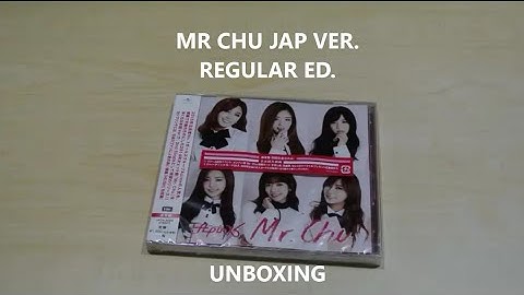 Apink Mr Chu Jap Ver. [Regular Edition] Unboxing #1