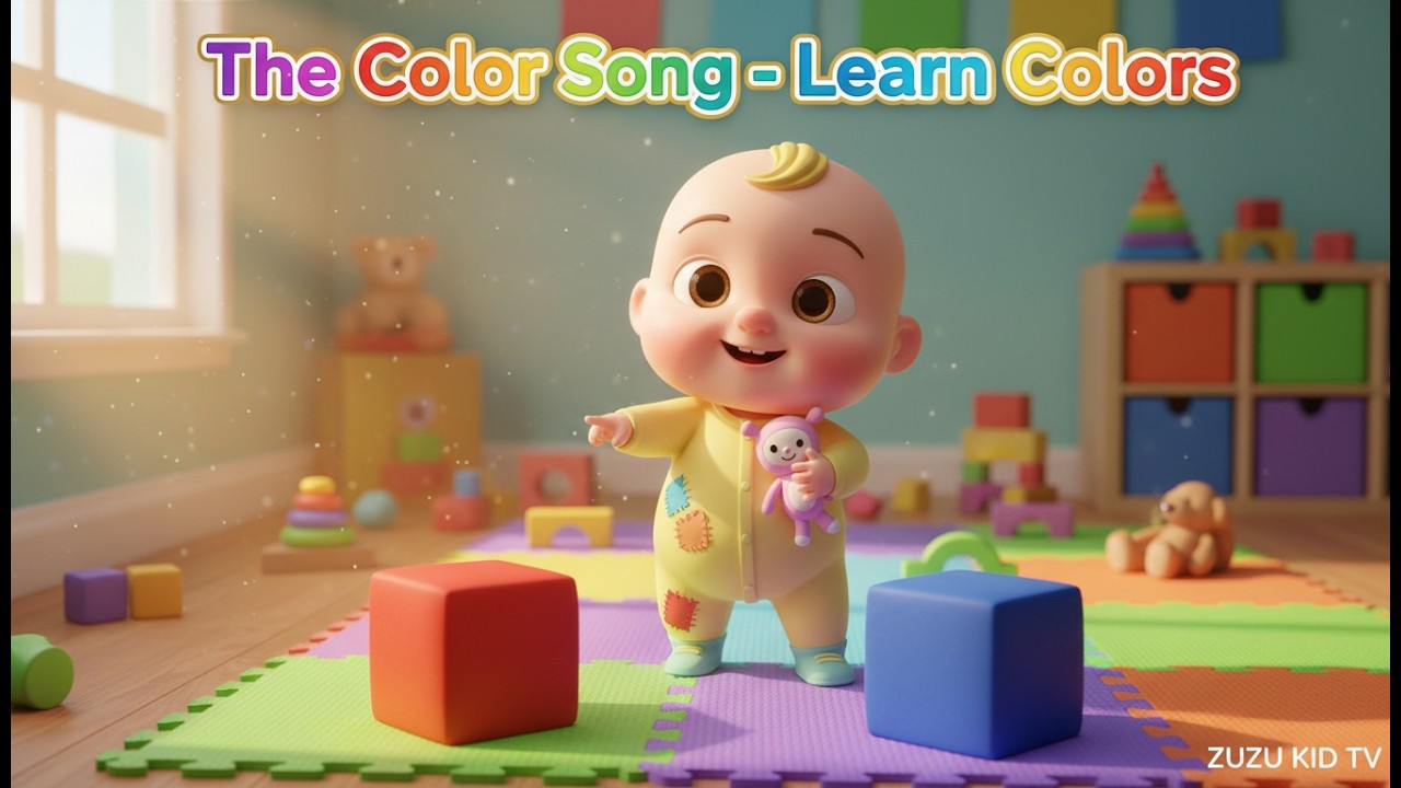 The Color Song Learn Colors – Fun Color Learning & Toddler Nursery ...
