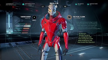 Mass Effect Andromeda multiplayer turian agent build after patch 1.07
