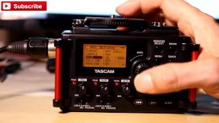 TASCAM DR 60D MKII The Menu Structure