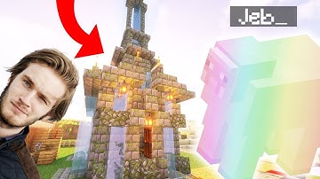 How to Build WATER SHEEP CHURCH in Minecraft | Build Pewdiepie