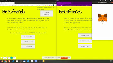 BetsFriends - Consensys bootcamp final project