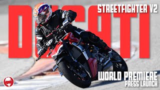 THIS is the BEST Ducati we've EVER RIDDEN! | 2022 Ducati Streetfighter V2 - Press Launch