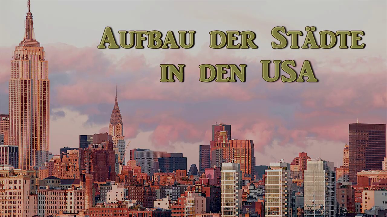 Modell Der Amerikanischen Stadt Aufbau der Städte in den USA / Nordamerika - Geographie Oberstufe (12