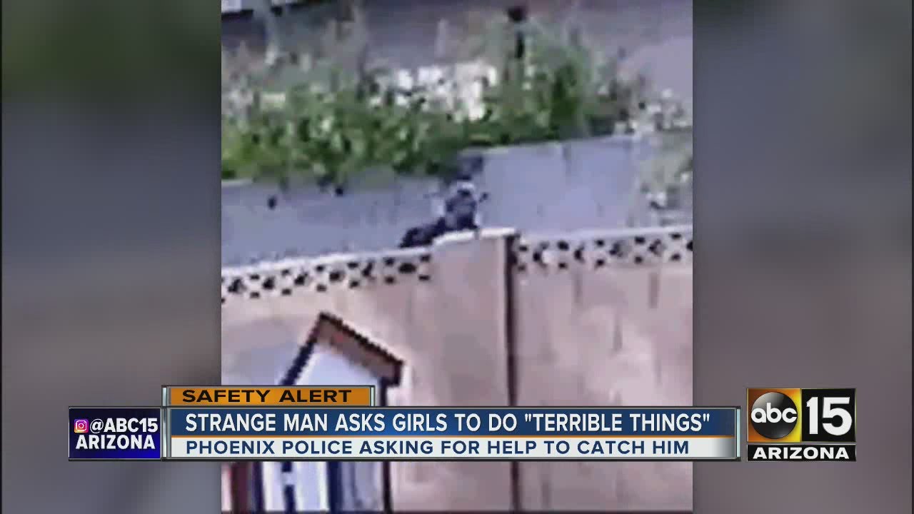 Police looking for man who exposed himself to two little girls - YouTube