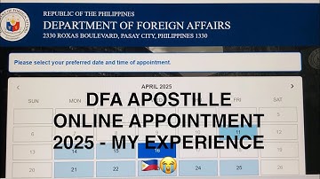 DFA APOSTILLE APPOINTMENT SETTING 🇵🇭😭 CHALLENGE APRIL 11 2025 #Philippines #Pilipinas #how