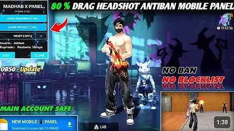 OB50 Update Free Fire Max AntiBan Safe MobilePanel 100%  FF New Panel#geloinvertido #ffh4x