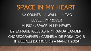 Space In My Heart line dance demo Resimi