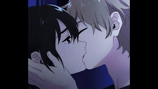 Shun x Mio | Yaoi romance  kiss seen part-1 |  'You and me'