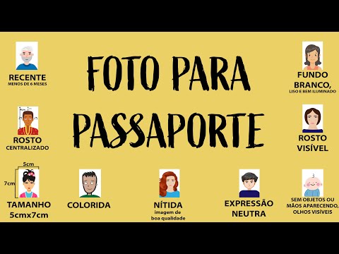 Vídeo: Como Colar A Foto De Uma Criança Em Um Passaporte