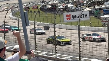 2025 Würth 400 presented by LIQUI MOLY at Texas Motor Speedway. Opening Lap. NASCAR Cup Series Race.