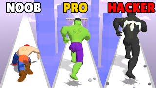 NOOB vs PRO vs HACKER in Mashup Hero