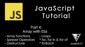 [TAGALOG] JavaScript Tutorial Part 4 - Array with ES6