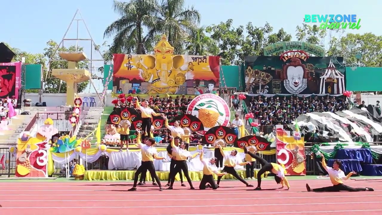 การแสดงกองเชียร์และเชียร์ลีดเดอร์สีเหลือง กรีฑาสีผึ้งน้อยเกมส์ 2022 โรงเรียนพิริยาลัยจังหวัดแพร่