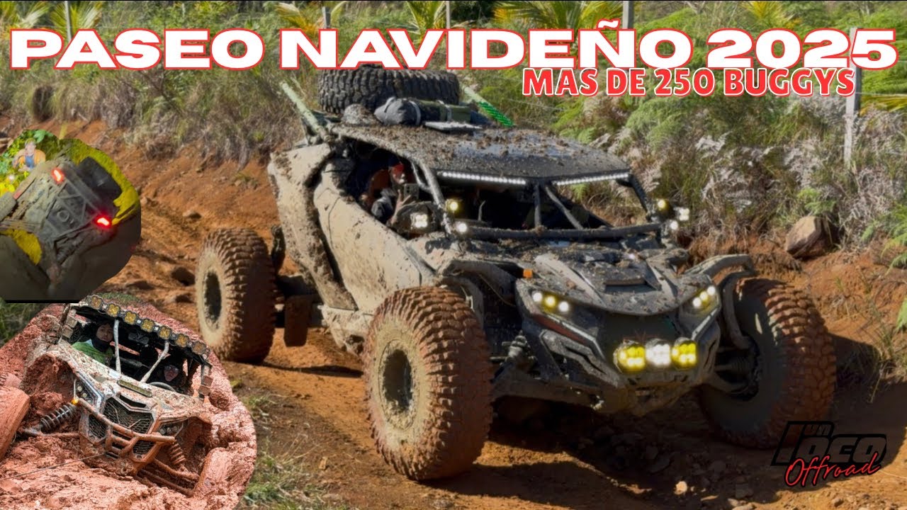 Paseo Navideño 2025, Con más de 250 Buggys y nos fuimos por la ruta más Extrema 