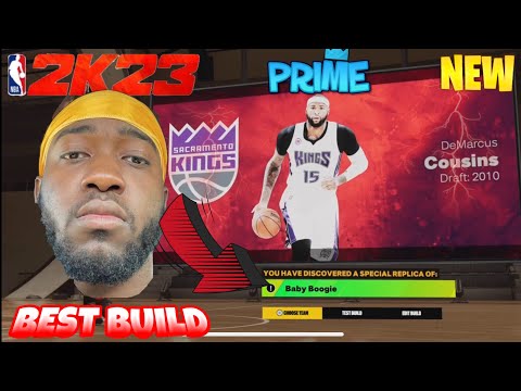 NBA 2K22 BEST PRIME DEMARCUS COUSINS BUILD 