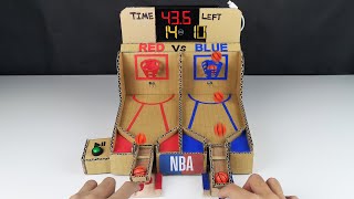 How to make 2 Players Basketball Arcade Machine with Phone & Cardboard screenshot 3