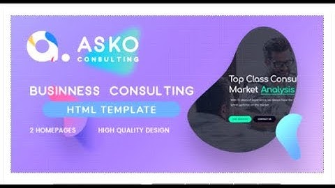 Asko - Multipurpose Business HTML5 Template | Themeforest Templates