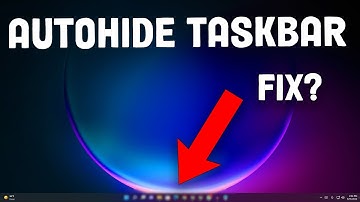 How To Enable or Disable Auto Hide Taskbar in Windows 11