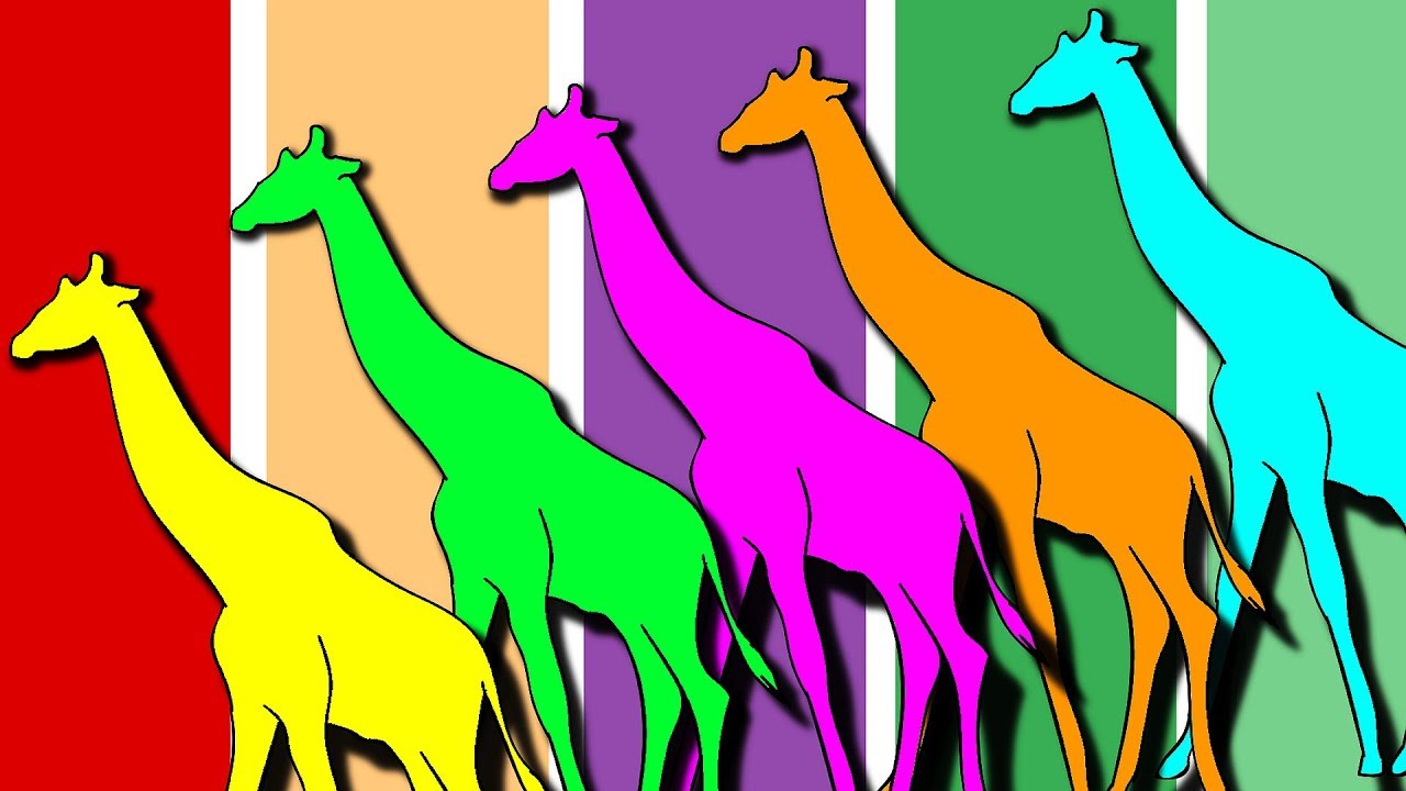 Giraffe Finger Family Nursery Rhymes | Animal Finger Family - YouTube