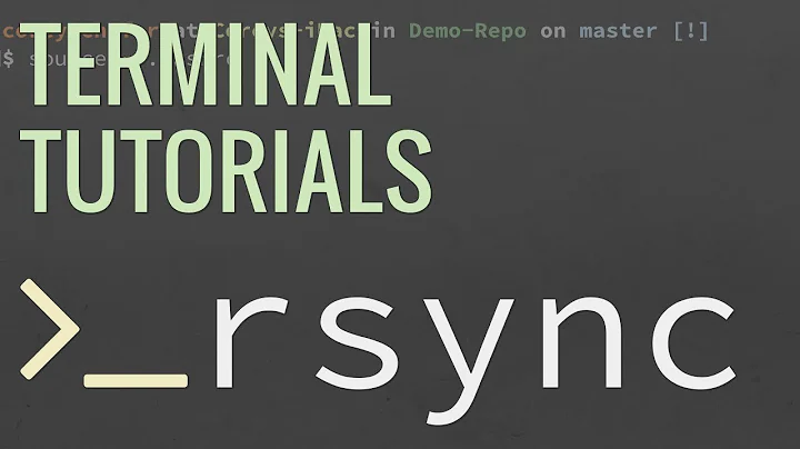 Linux/Mac Terminal Tutorial: How To Use The rsync Command - Sync Files Locally and Remotely