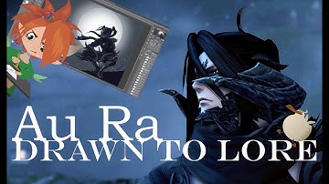 FFXIV - Drawn to lore - AuRa - Fanart and facts - Raen & Xaela - and the cultures they live in!