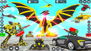 Dragon Car Robot Games #9 - Police Robot Game | IOS/Android Gameplay