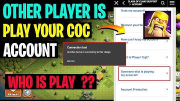 Someone Else is Playing My  clash of clans Account | How to Remove Supercell Id from Another Device
