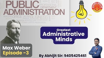 Public Administration Optional | Max Weber Part 03 #mpsc  #optional #newpattern #dnyanadeep