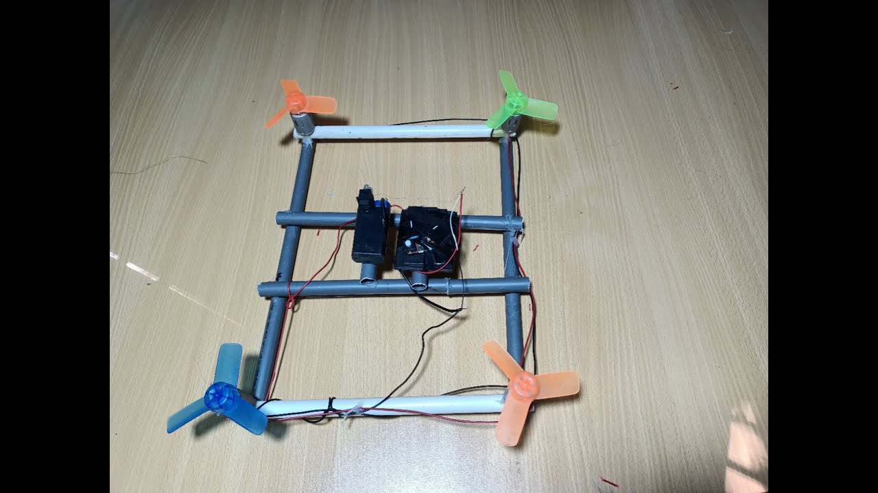 how to make flying mini drone - YouTube