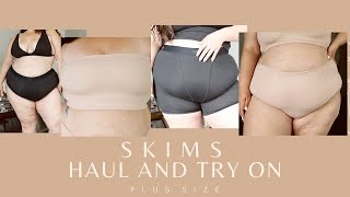 SKIMS Haul and Try On | What does SKIMS look like on a size 22? by Natalie Drue 16,219 views 2 years ago 16 minutes