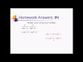 Pythagorean Identities: Problem Set #2