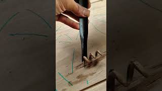 tutorial carving wood #tutorial #carving #carvingwood #diy #art #short
