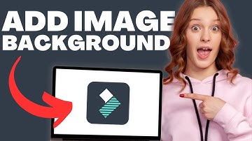 How To ADD BACKGROUND Image in Filmora (QUICK and EASY)
