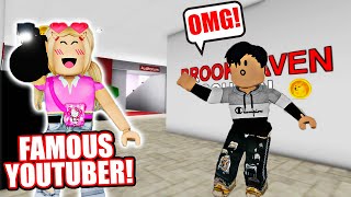 A YOUTUBER GOES TO OUR SCHOOL!! **BROOKHAVEN ROLEPLAY** | JKREW GAMING