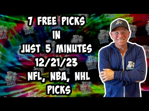 NFL, NBA, NHL Best Bets for Today Picks & Predictions Thursday 12/21/23 | 7 Picks in 5 Minutes