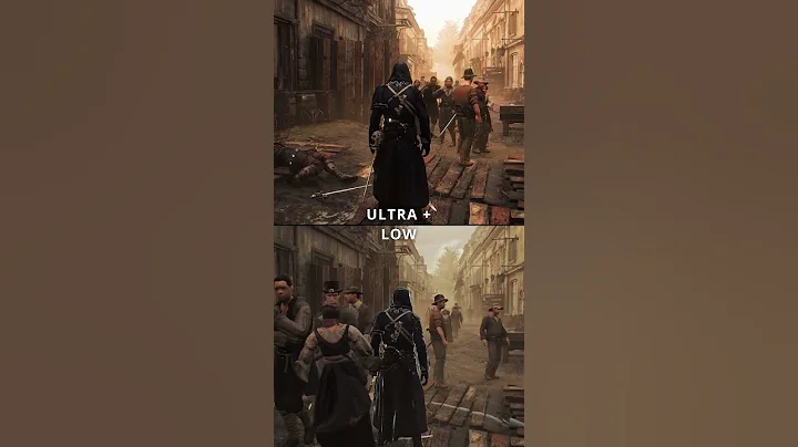 Before & After reshade mod Assassin's Creed Unity