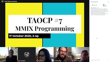 MMIX Programming - TAOCP Meetup #7